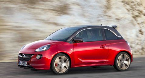 Opel-ADAM-S-Concept- rojo tres cuartos delantero